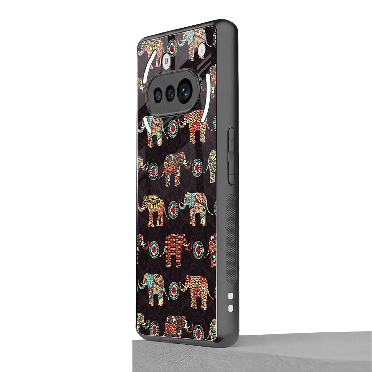 Elephant Art nothing phone 3a mobile cover | shockproof glass phone case