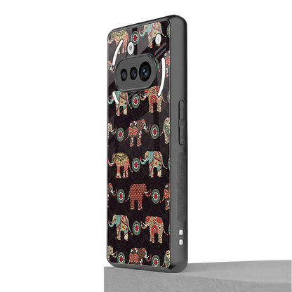 Elephant Art nothing phone 3a mobile cover | shockproof glass phone case