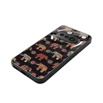 Elephant Art stylish phone case for nothing phone 3a | glossy glass and slim fit