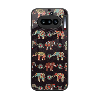 Elephant Art back phone cover | glass case for nothing phone 4a