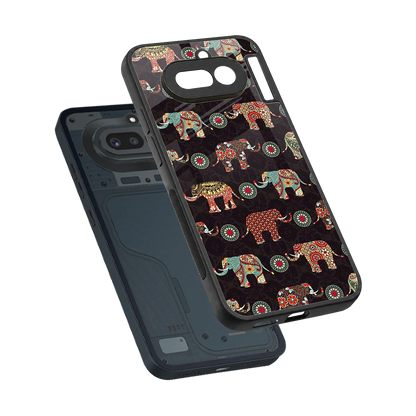 Elephant Art sleek nothing phone 4a cover with tempered glass back and TPU edges