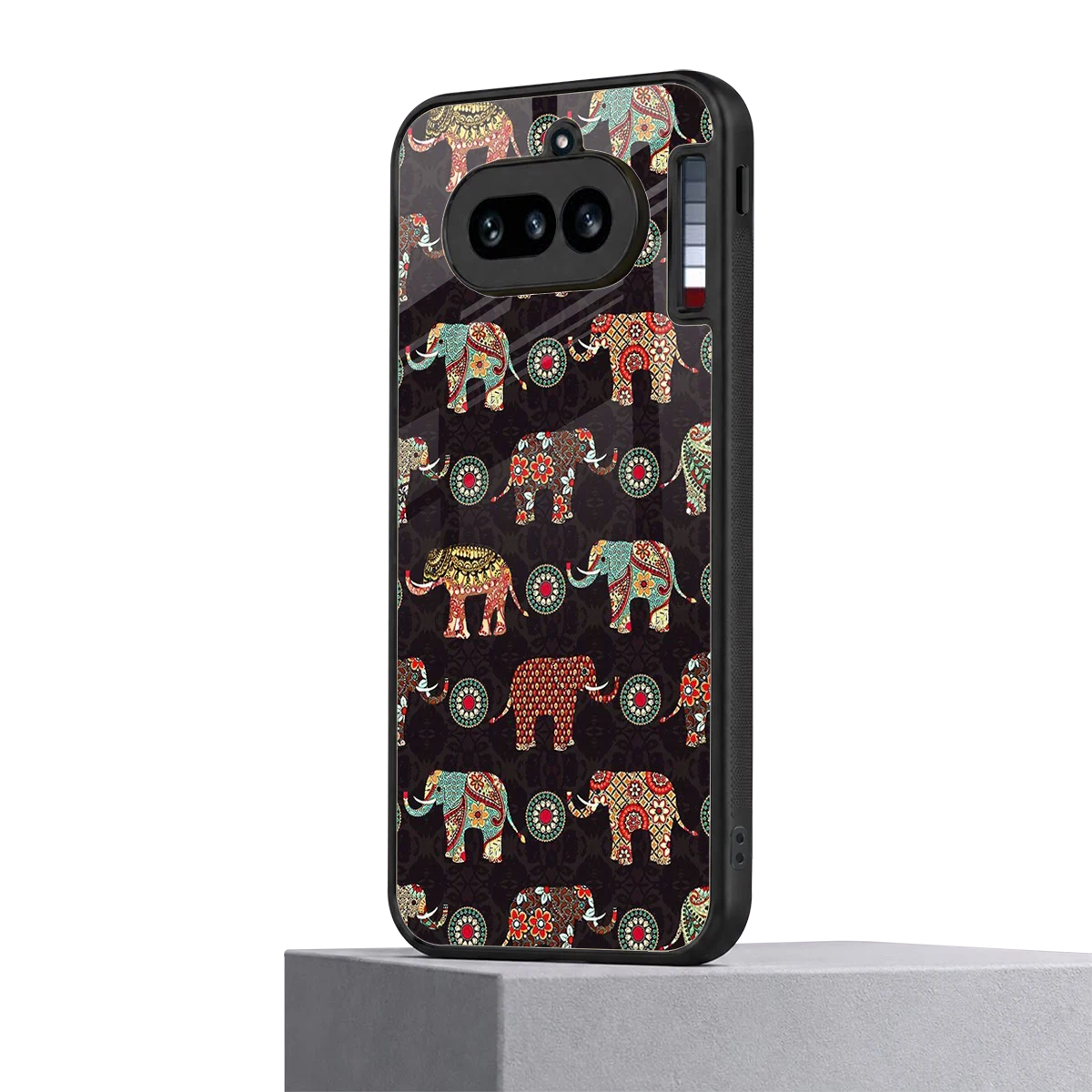 Elephant Art nothing phone 4a mobile cover | shockproof glass phone case