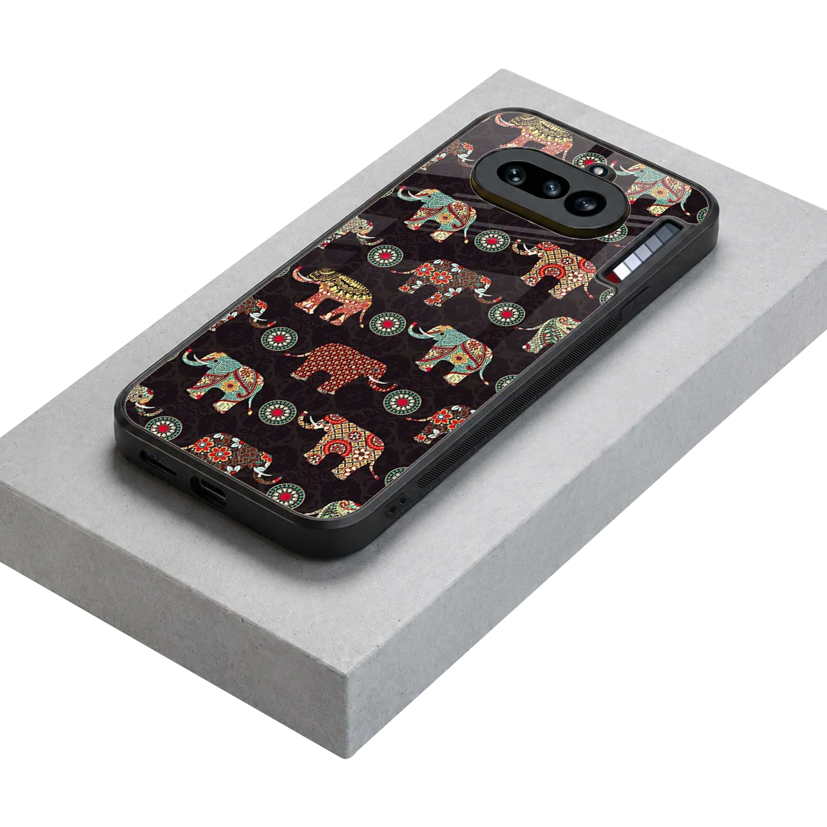 Elephant Art stylish phone case for nothing phone 4a | glossy glass and slim fit