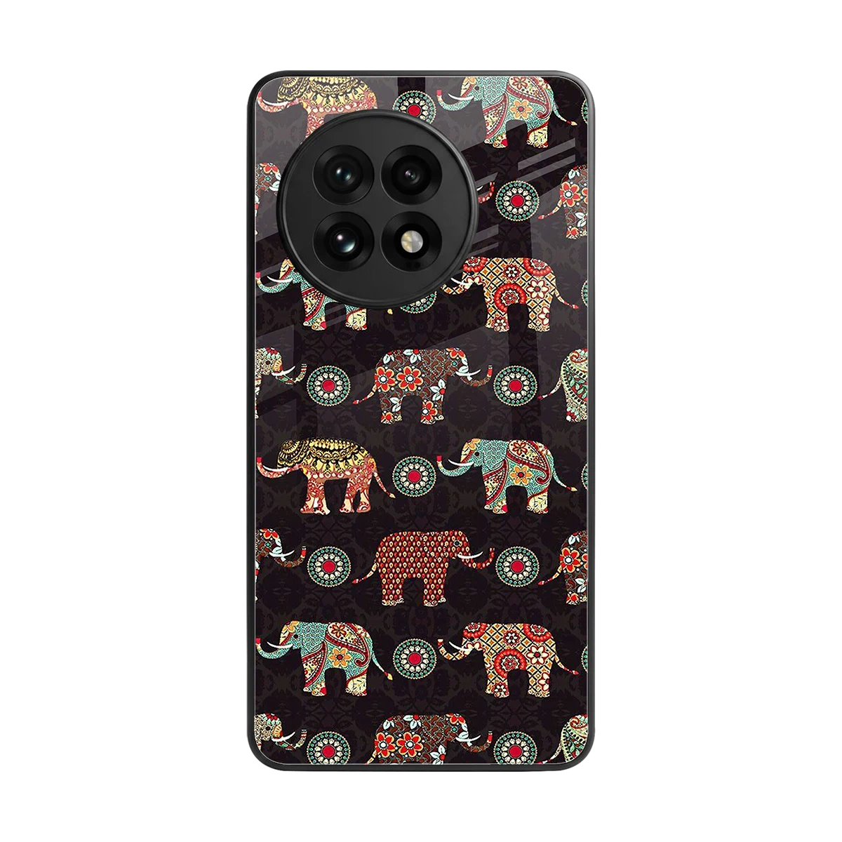 Elephant Art back phone cover | glass case for oneplus 13r