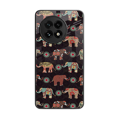 Elephant Art back phone cover | glass case for oneplus 13r
