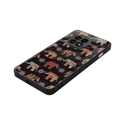 Elephant Art stylish phone case for oneplus 13r | glossy glass and slim fit