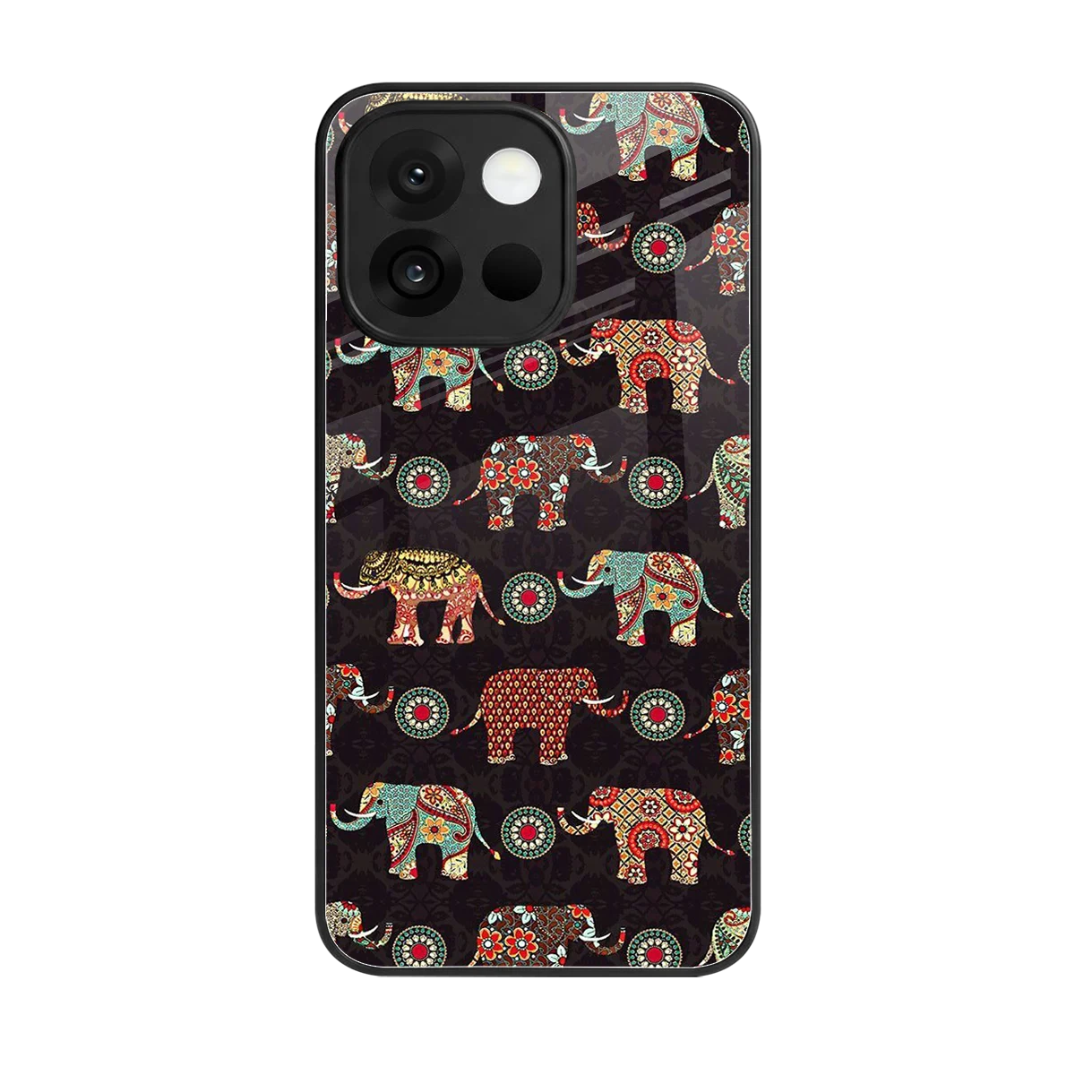Elephant Art back phone cover | glass case for oneplus 13s