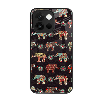 Elephant Art back phone cover | glass case for oneplus 13s