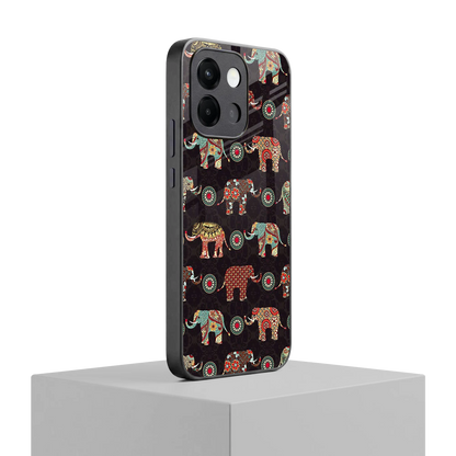 Elephant Art oneplus 13s mobile cover | shockproof glass phone case