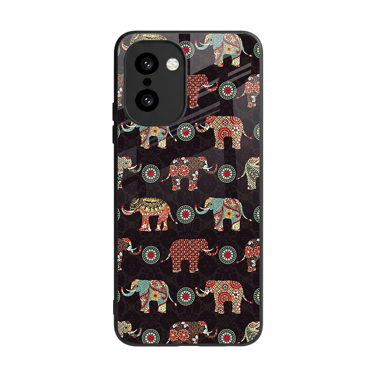 Elephant Art back phone cover | glass case for oneplus 15r