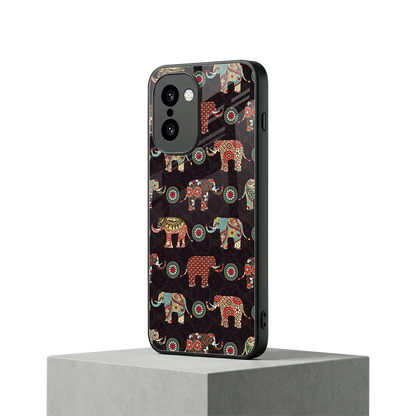 Elephant Art oneplus 15r mobile cover | shockproof glass phone case