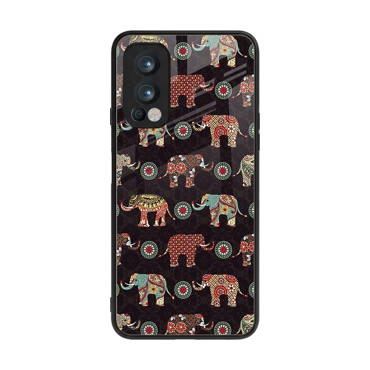 Elephant Art back phone cover | glass case for oneplus nord 2