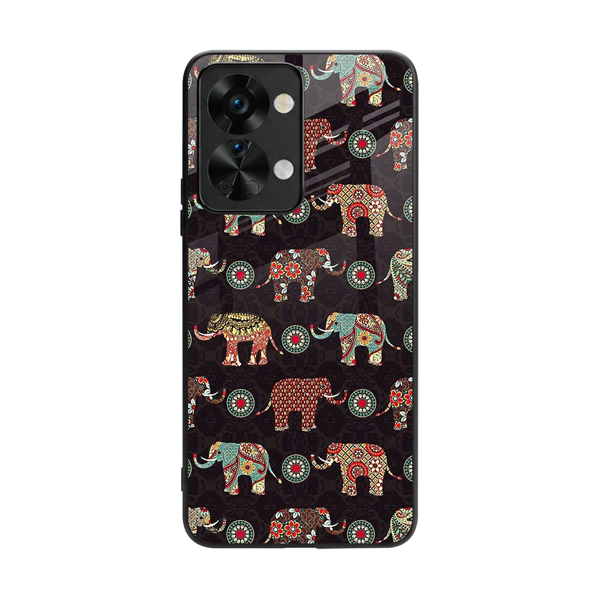 Elephant Art back phone cover | glass case for oneplus nord 2t
