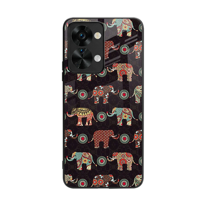 Elephant Art back phone cover | glass case for oneplus nord 2t