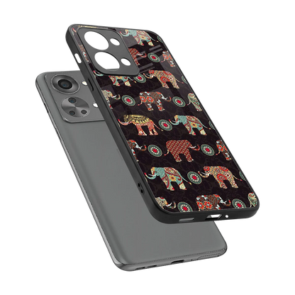Elephant Art sleek oneplus nord 2t cover with tempered glass back and TPU edges