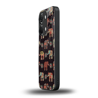 Elephant Art oneplus nord 3 mobile cover | shockproof glass phone case