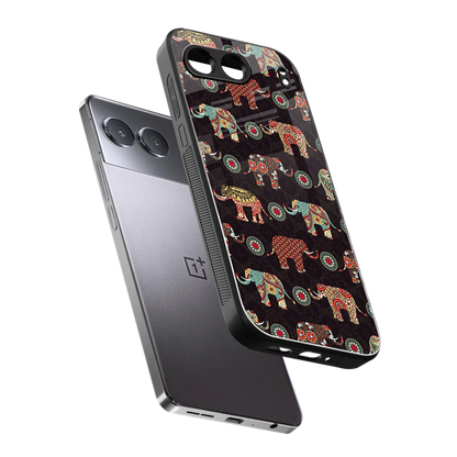 Elephant Art sleek oneplus nord 4 cover with tempered glass back and TPU edges