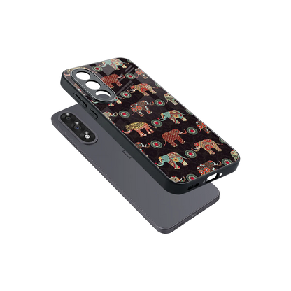 Elephant Art sleek oneplus nord 5 cover with tempered glass back and TPU edges
