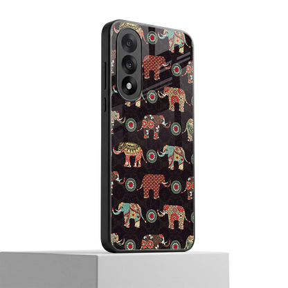 Elephant Art oneplus nord 5 mobile cover | shockproof glass phone case