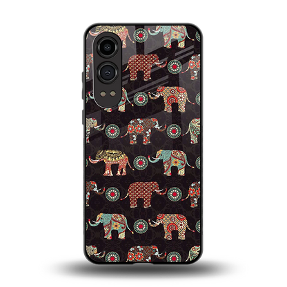 Elephant Art back phone cover | glass case for oneplus nord ce 4 lite