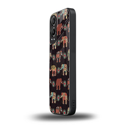 Elephant Art oneplus nord ce 4 lite mobile cover | shockproof glass phone case
