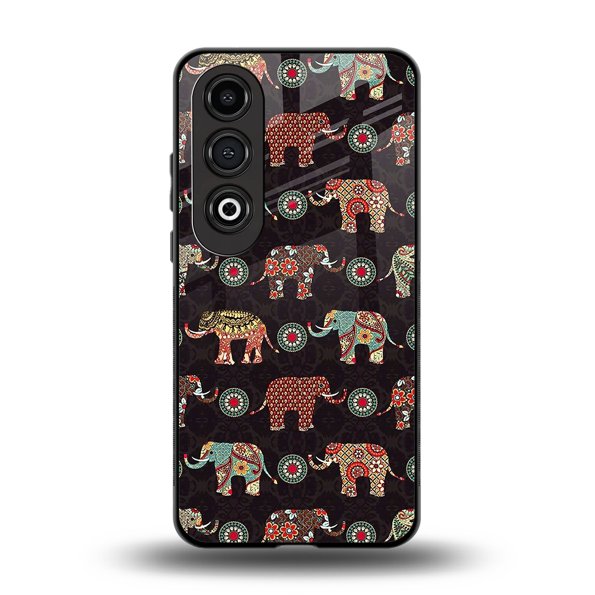 Elephant Art back phone cover | glass case for oneplus nord ce 4
