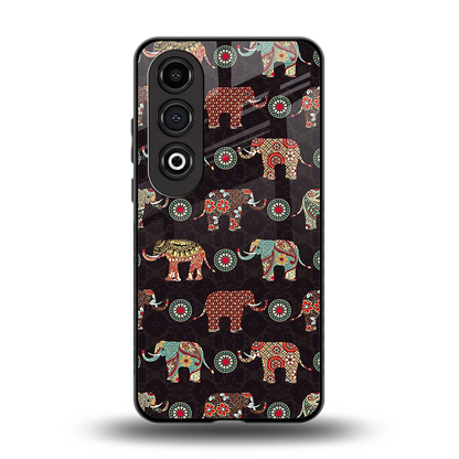 Elephant Art back phone cover | glass case for oneplus nord ce 4