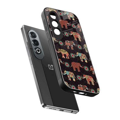 Elephant Art sleek oneplus nord ce 4 cover with tempered glass back and TPU edges