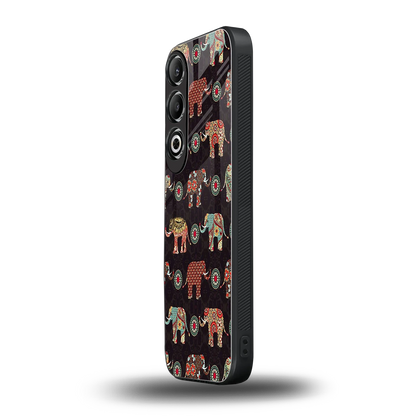 Elephant Art oneplus nord ce 4 mobile cover | shockproof glass phone case
