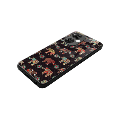 Elephant Art stylish phone case for oneplus nord ce 3 lite | glossy glass and slim fit