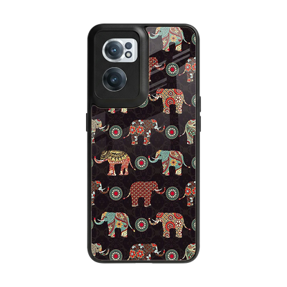 Elephant Art back phone cover | glass case for oneplus nord ce 2