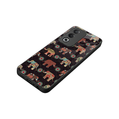 Elephant Art stylish phone case for oppo a3 pro | glossy glass and slim fit
