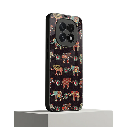 Elephant Art oppo f29 5g mobile cover | shockproof glass phone case