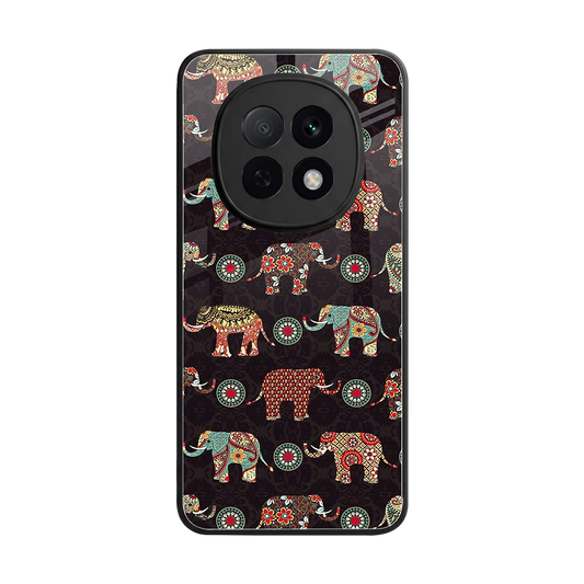 Elephant Art back phone cover | glass case for oppo f29 pro 5g