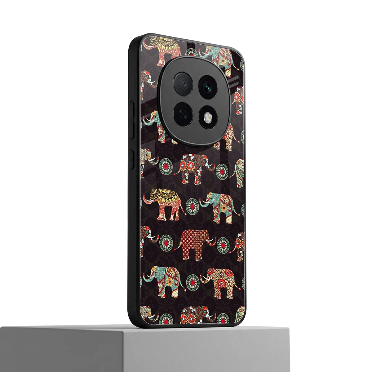 Elephant Art oppo f29 pro 5g mobile cover | shockproof glass phone case