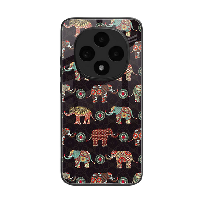 Elephant Art back phone cover | glass case for oppo f31 pro 5g