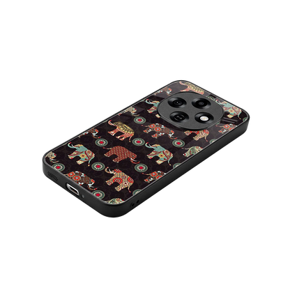 Elephant Art stylish phone case for oppo f31 pro 5g | glossy glass and slim fit