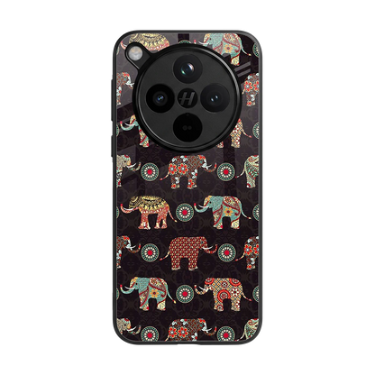 Elephant Art back phone cover | glass case for oppo find x8