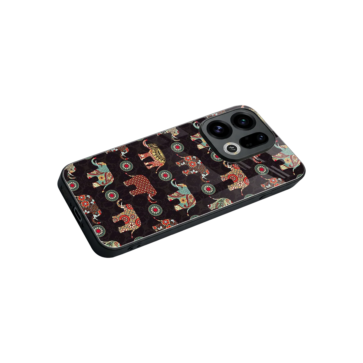 Elephant Art stylish phone case for oppo find x9 | glossy glass and slim fit