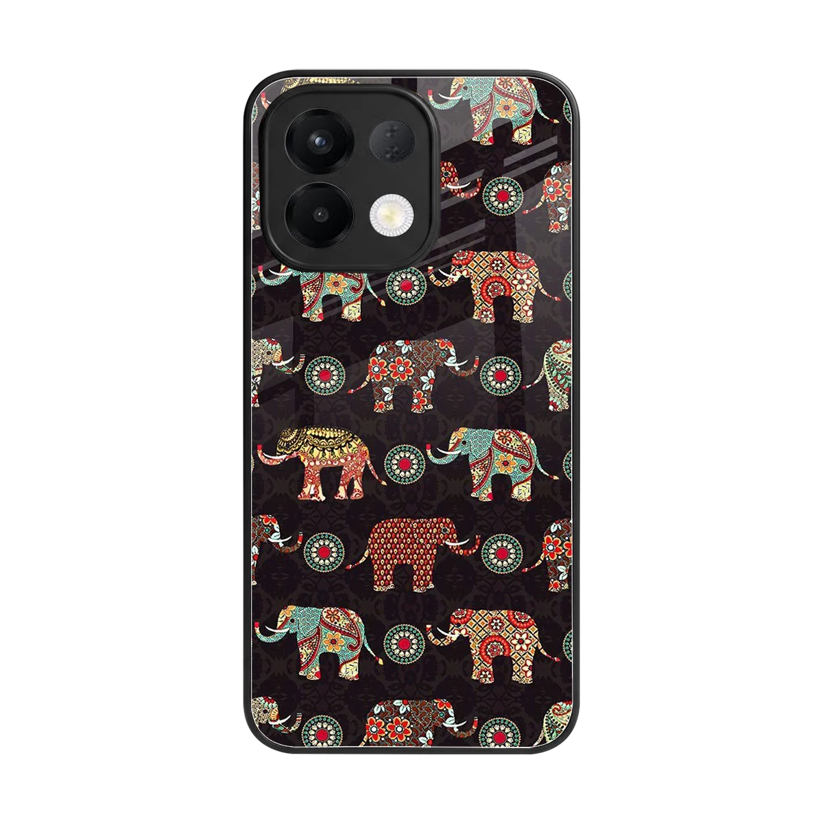 Elephant Art back phone cover | glass case for oppo k13 5g