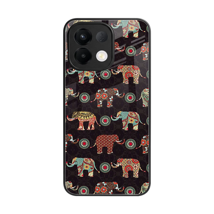 Elephant Art back phone cover | glass case for oppo k13 5g