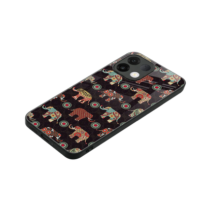 Elephant Art stylish phone case for oppo k13 5g | glossy glass and slim fit