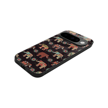 Elephant Art stylish phone case for google pixel 10 | glossy glass and slim fit