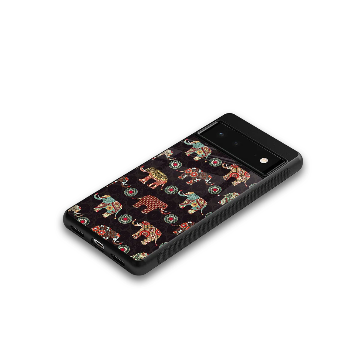 Elephant Art google pixel 6 mobile cover | shockproof glass phone case