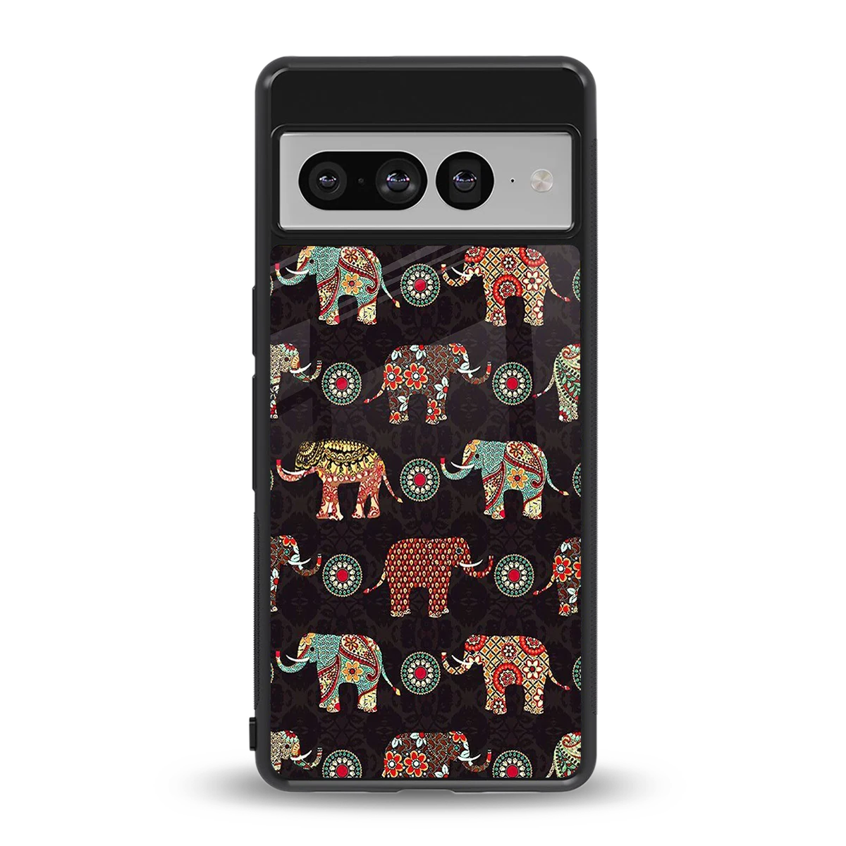 Elephant Art back phone cover | glass case for google pixel 7 pro