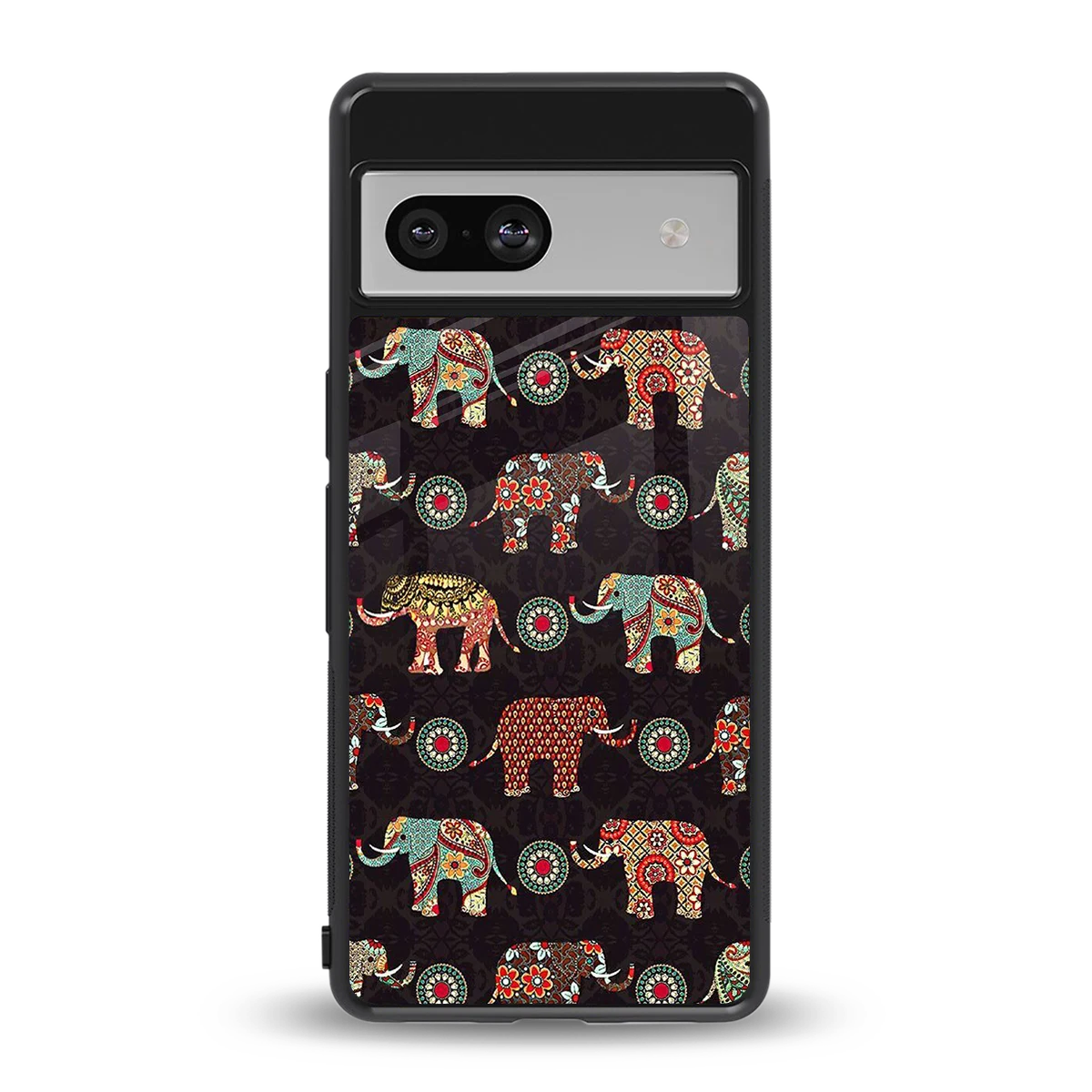 Elephant Art back phone cover | glass case for google pixel 7a