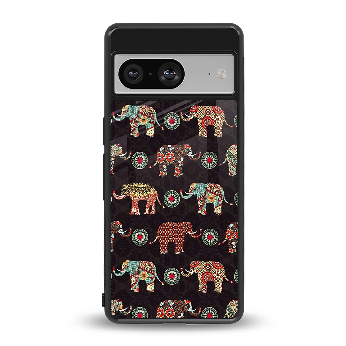 Elephant Art back phone cover | glass case for google pixel 8