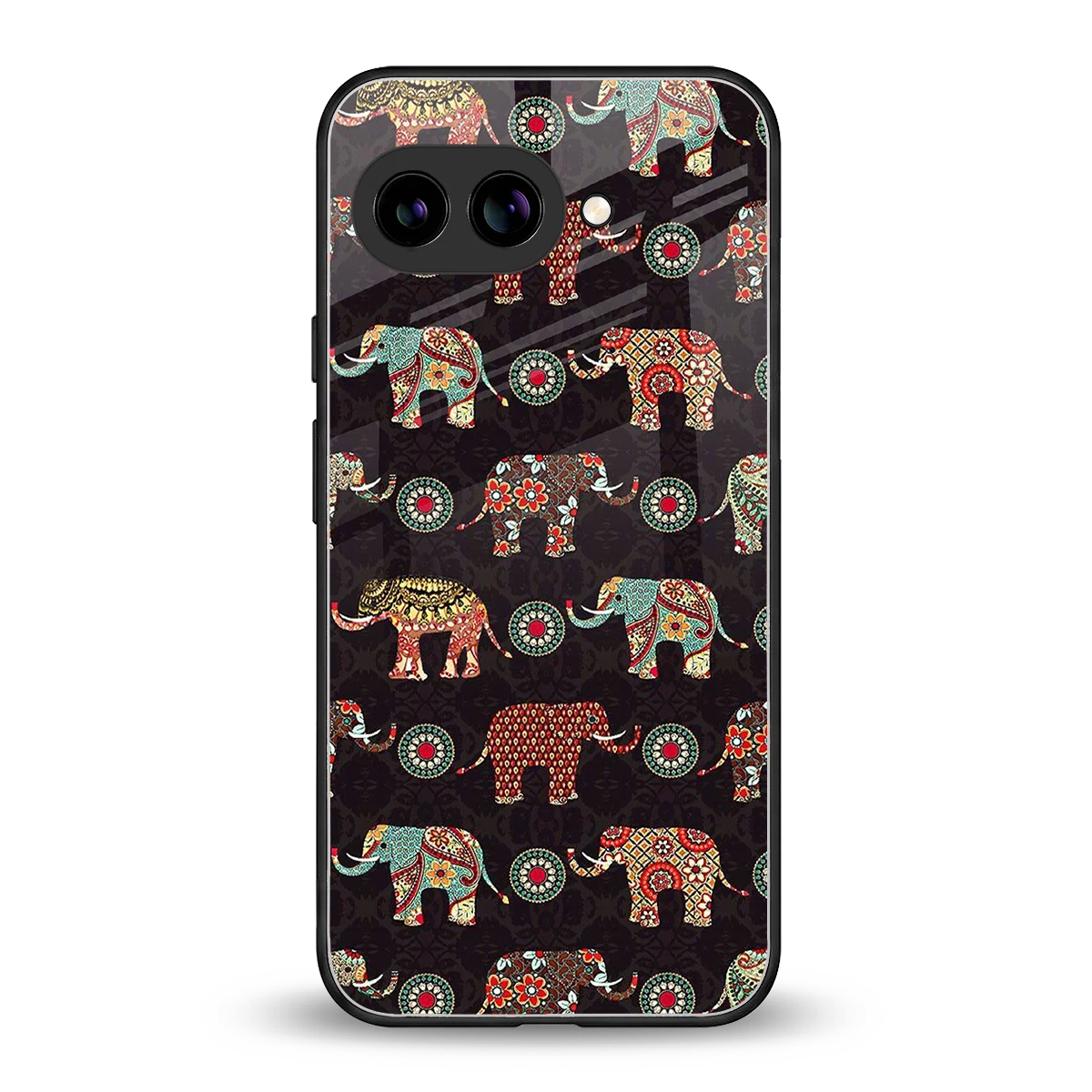 Elephant Art back phone cover | glass case for google pixel 10a