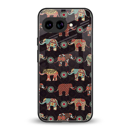 Elephant Art back phone cover | glass case for google pixel 10a