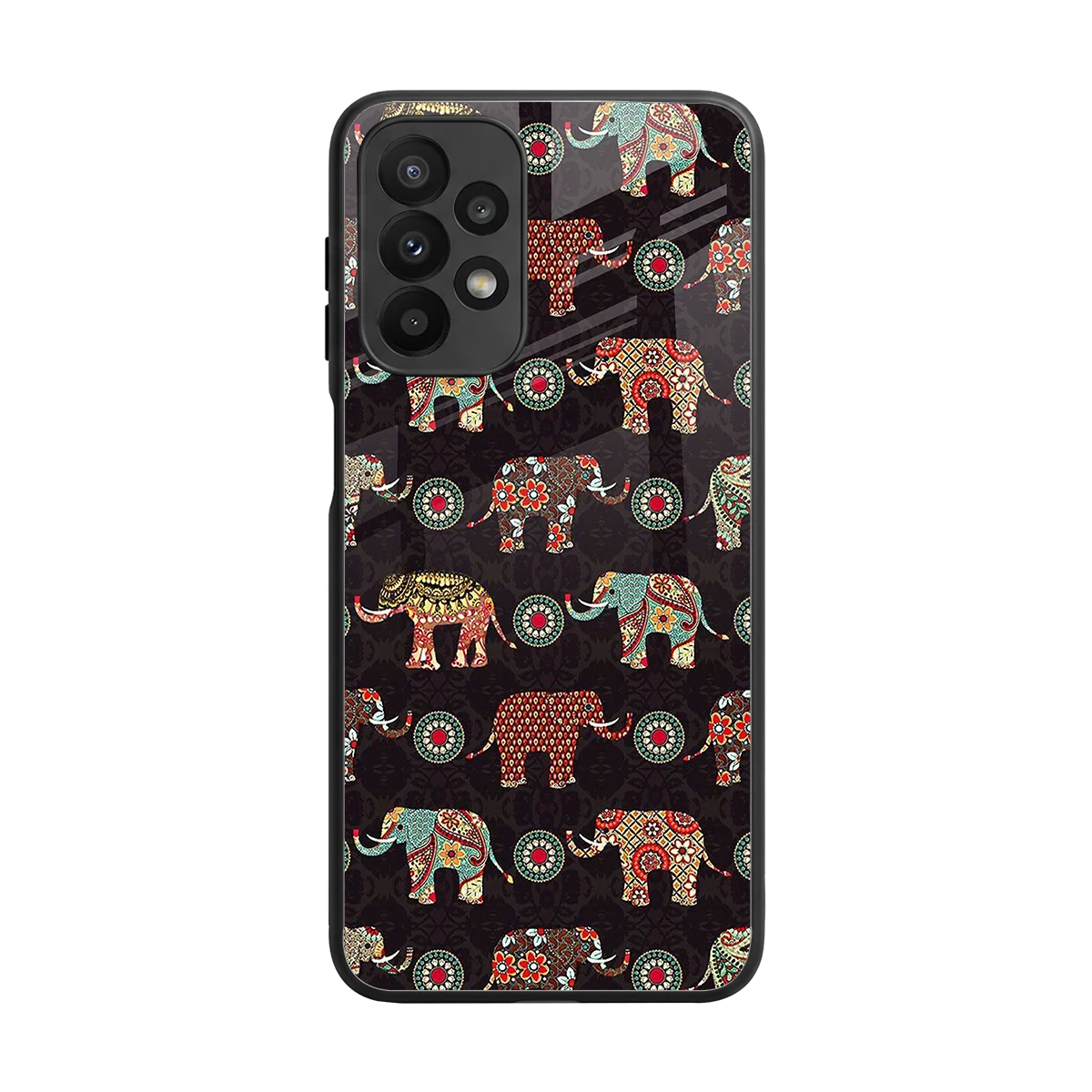 Elephant Art back phone cover | glass case for samsung galaxy a23